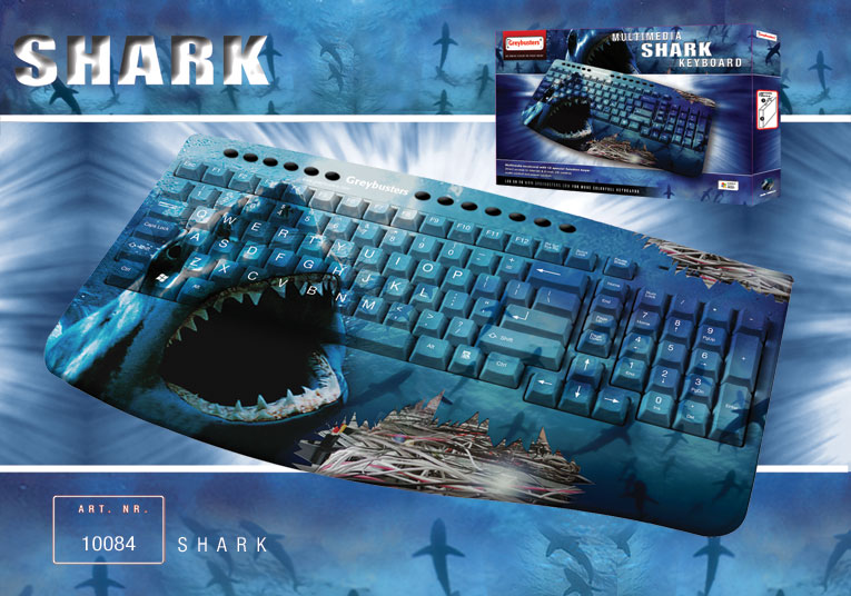 Keyboard-Greybusters-10084.01-New-Usb Shark