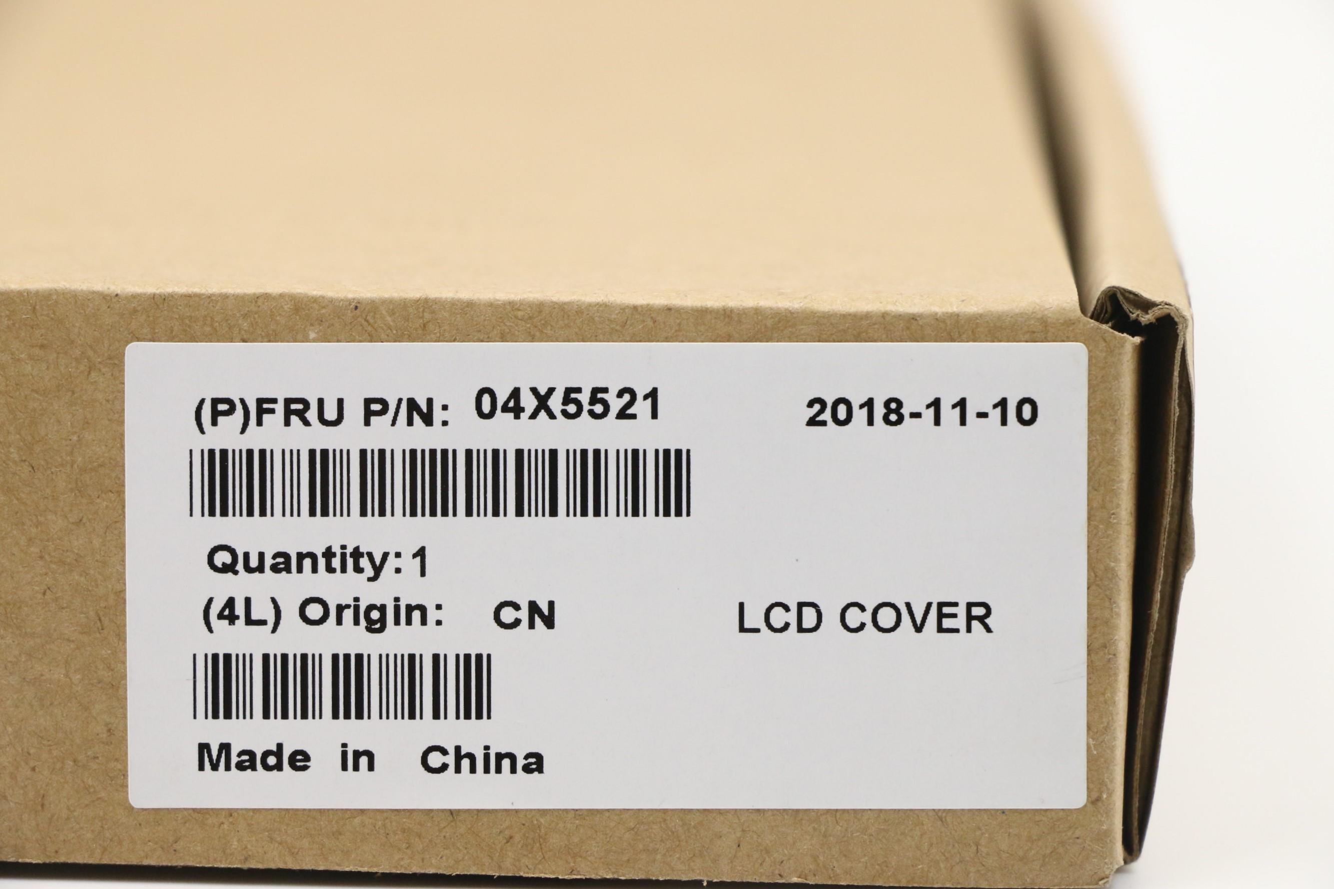 Lenovo ThinkPad W540 LED LCD Screen Top Lid Rear Back Cover 04X5521 Open Box