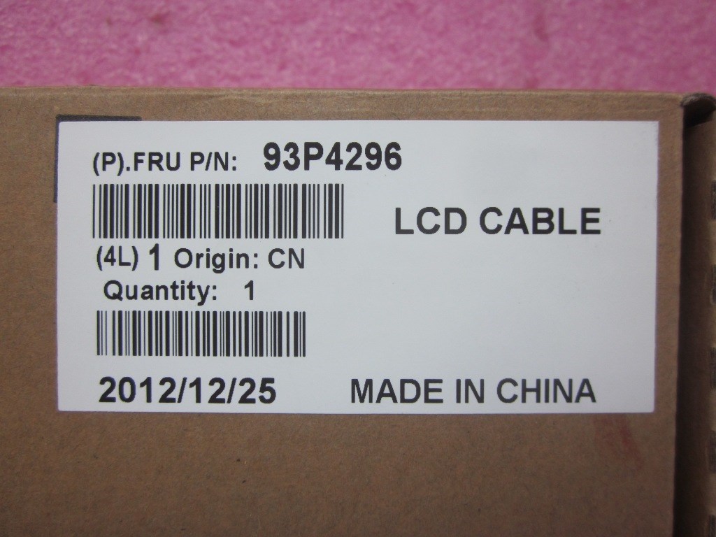Lenovo Thinkpad R400 T400 Lcd video ribbon cable 93P4593