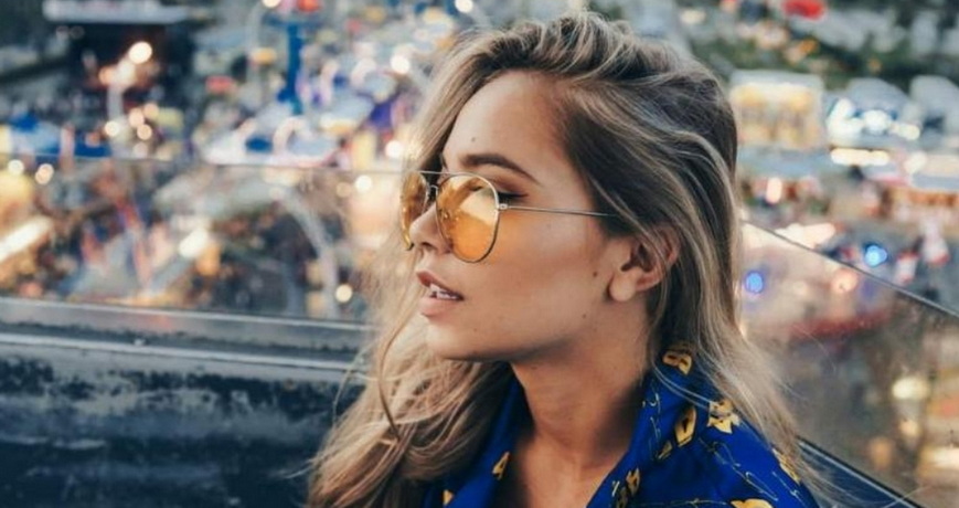 SunGlasses Lux-Lenses GM11004 PNKGLD Aviator Metal