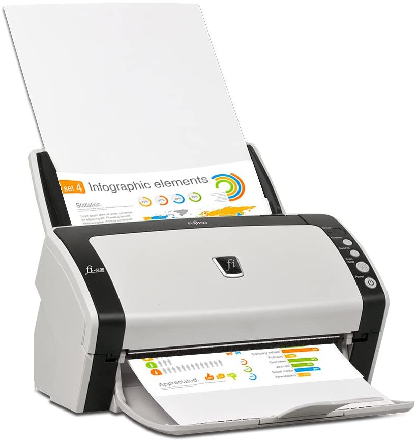 Fujitsu Fi 6130Zla Used Scanner