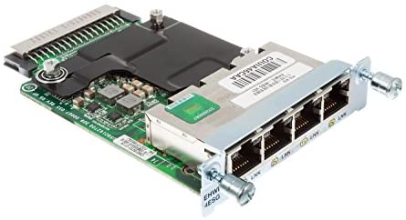 Cisco EHWIC-4ESG Four port Ethernet switch interface card Used A