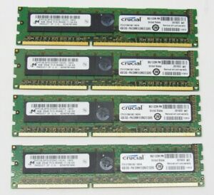 Micron MT18JDF51272FPDZ-1G1D1DD 4GB 2RX8 PC3-8500R Server Memory Used A