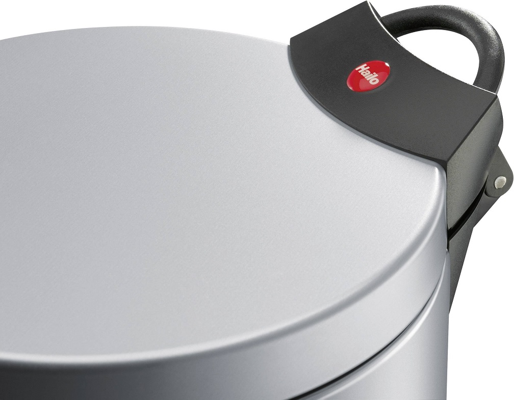 Hailo  S 4L Bathroom Bin Silver
