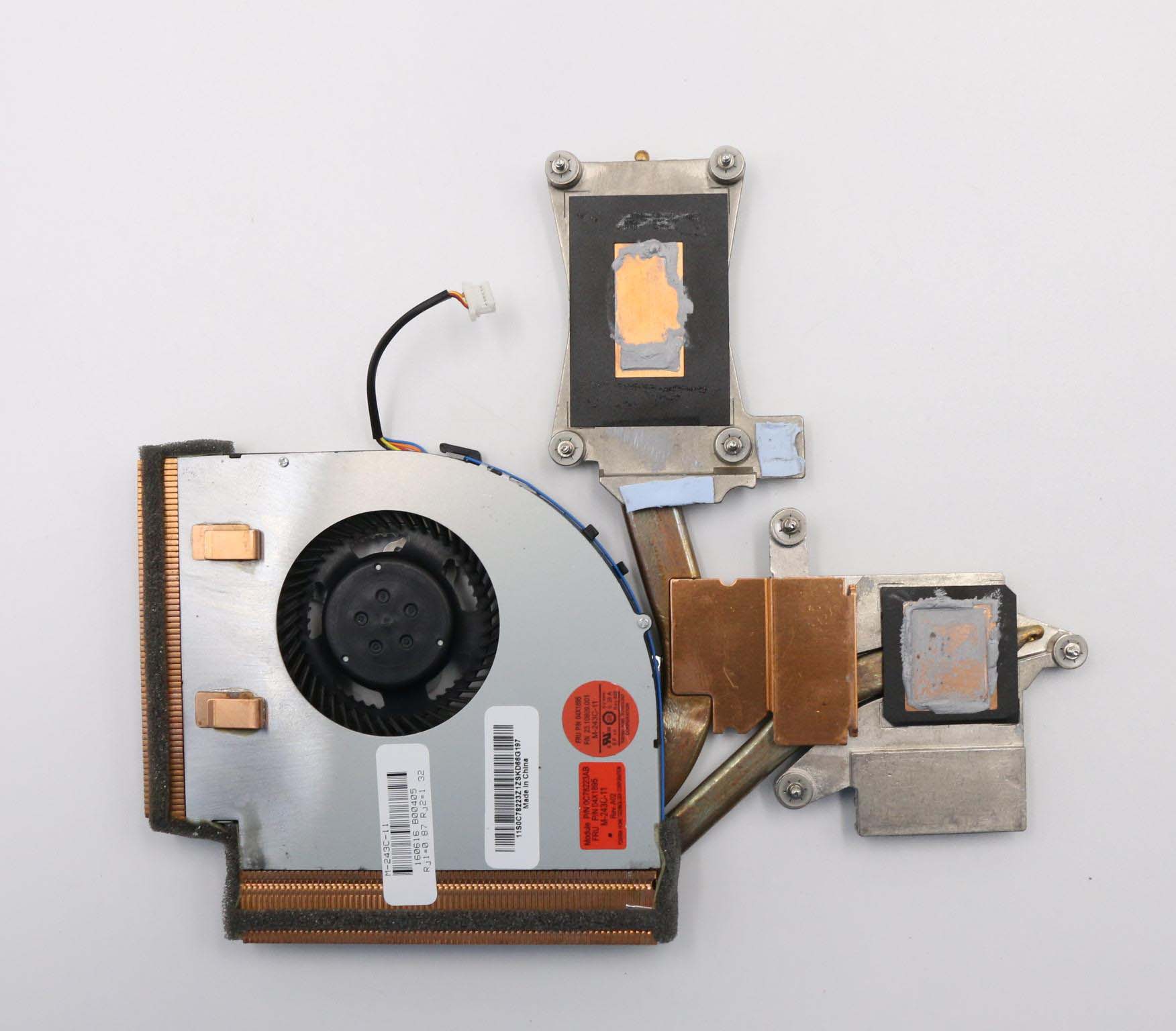 Genuine Lenovo Thinkpad W540 W541 Cooling Heatsink Fan 04X1895Used A