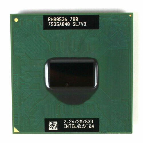 Intel RH80536 7540A564 Pentium M 740 1.73GHz Socket 479 Processor SL7SA CPU Used A
