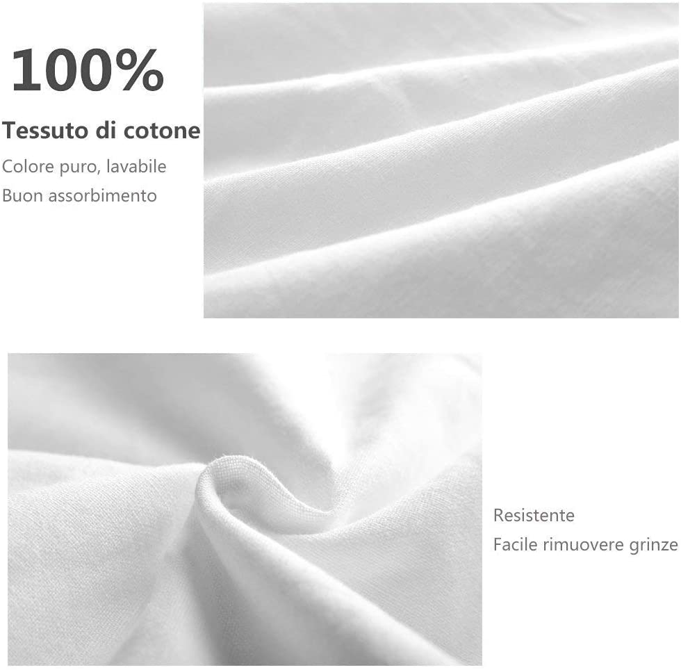 White 2.8 x 1.8m/9 x 6ft PRO Photo Studio 100% Cotton Muslin Collapsible Backdrop