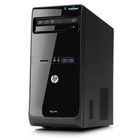 Hp Pro 3500 Desktop Mini Tower Used A i3-3220 3.3 Ghz 4GB Memory Win7 Pro 200Gb HDD