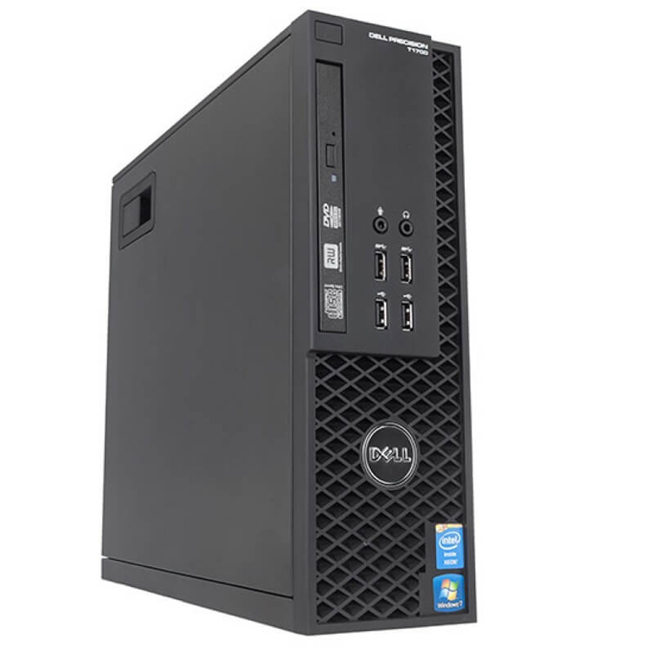 Dell Precision T1700 Desktop Small Factor Used A Intel v3 Xeon 3.50Ghz 8GB Memory Win7 Pro 500GB HDD with Nvidia NVS 510 Graphic Card