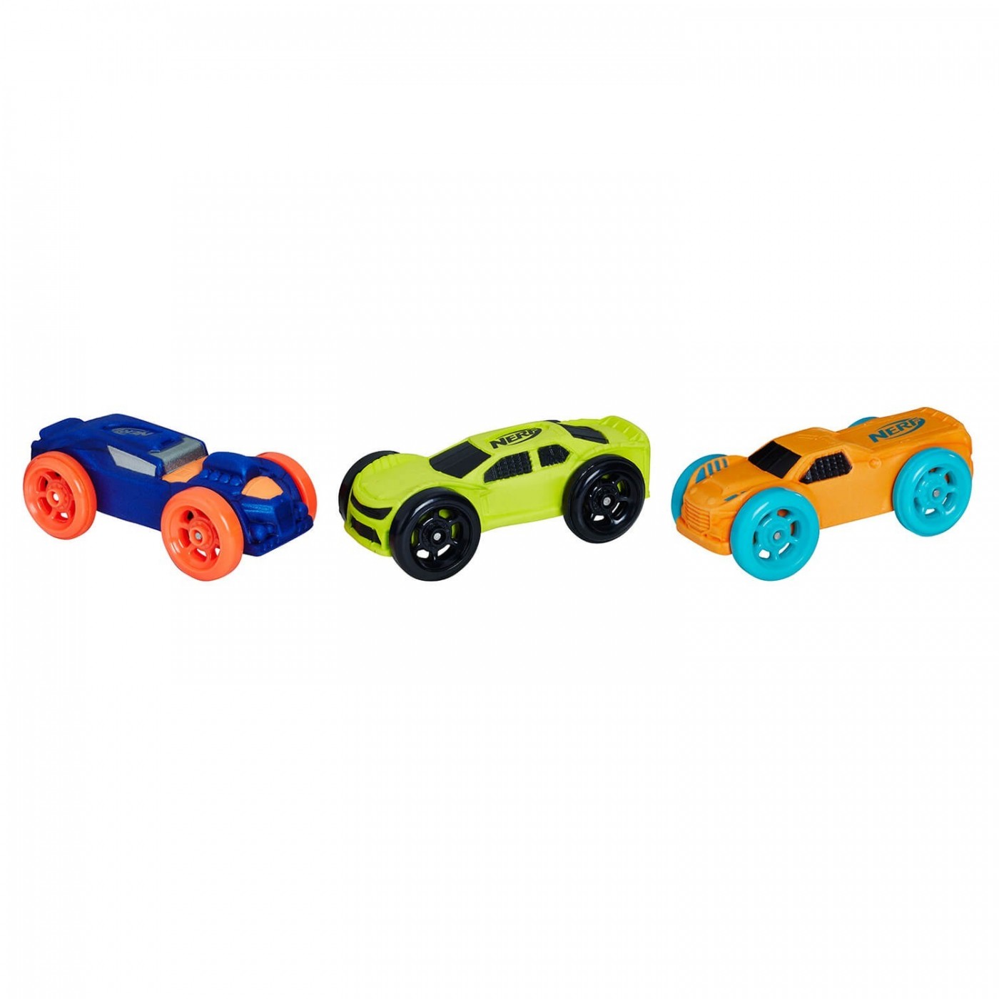 Hasbro NERF Nitro Foam Car 3-Pack-3 Foam Cars C0774 / E1237