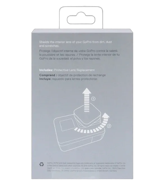 GoPro Protective Lens Replacement Hero5 Black