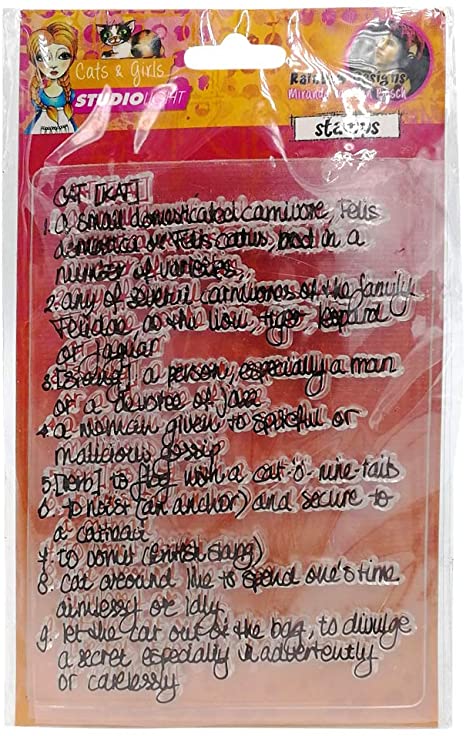 Studio Light Cats Girls Clear Stamp A6 Stampmb07