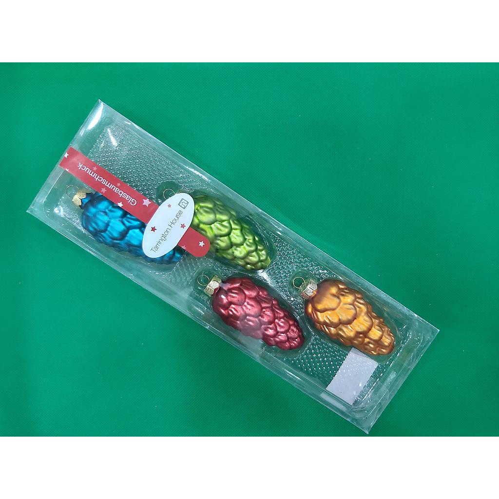 Christmas Tree Colour Acorn Deco