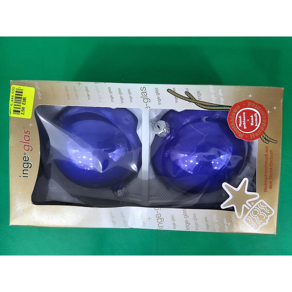 Inge Glas Big Blue Christmas Balls 