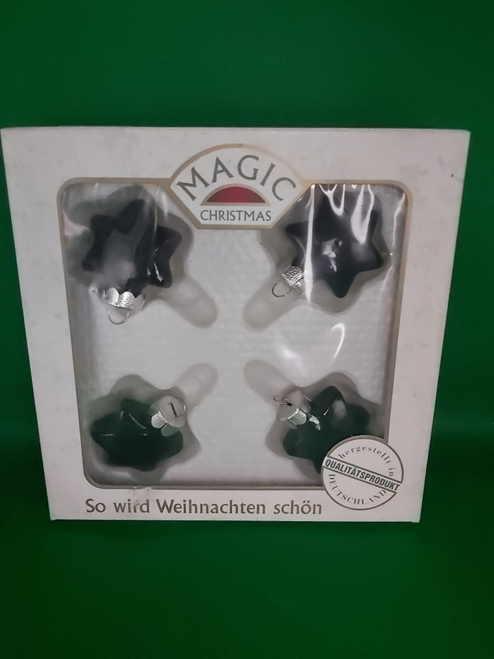 Magic Christmas Black Star Tree Decore