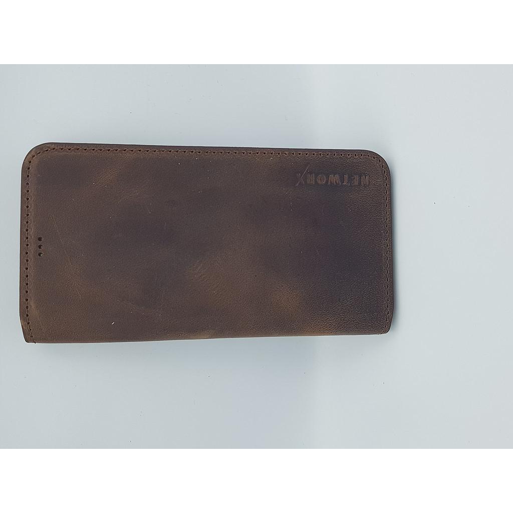 Samsung S6 Brown Leather Wallet 5 1