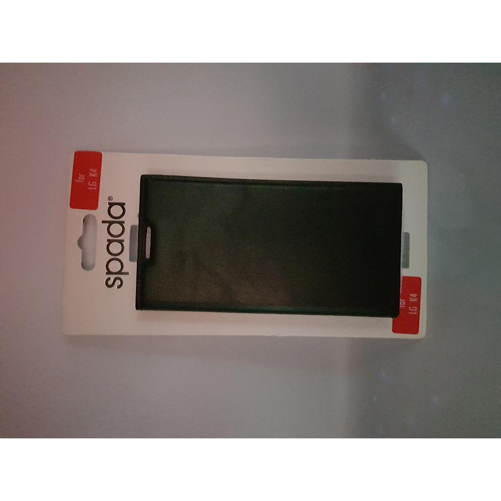 Lg K4 Black Leather Wallet 5