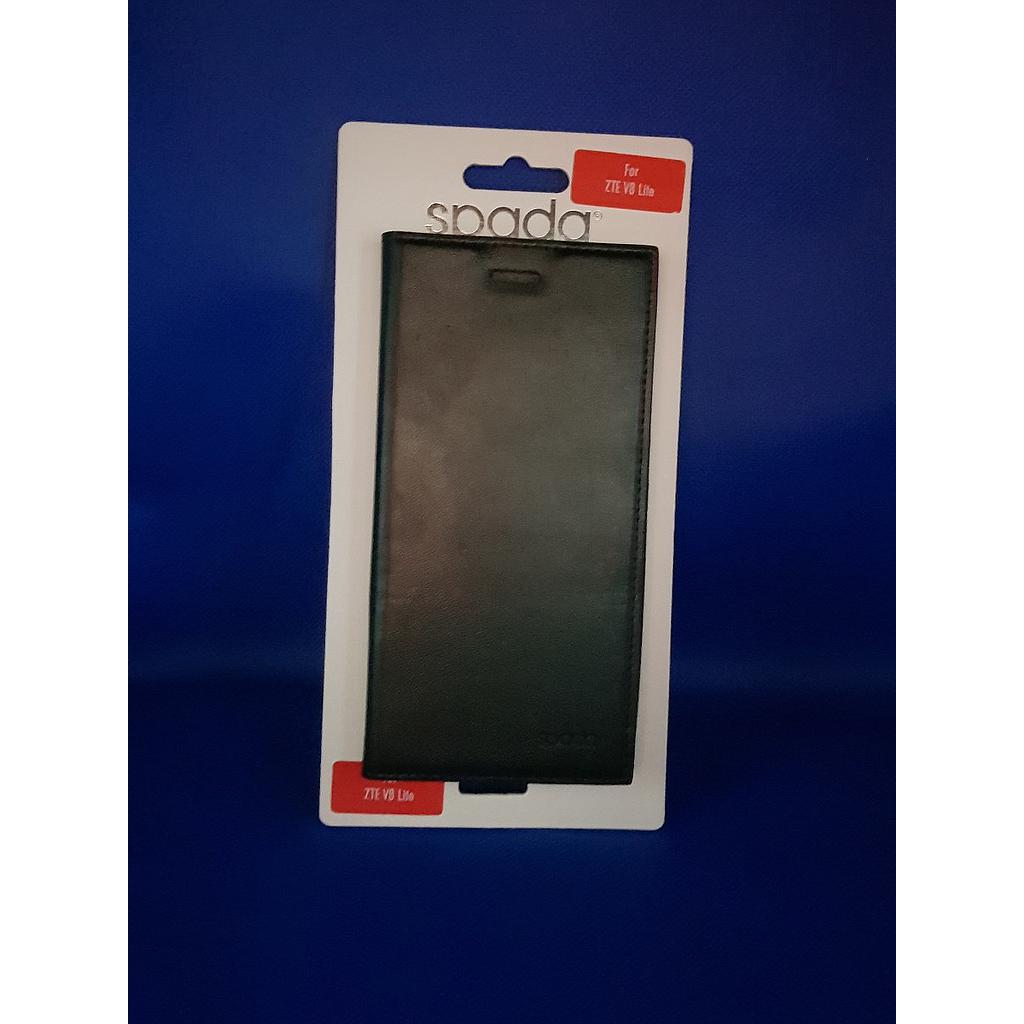 Zte V8 Lite Black Leather Wallet Case 5