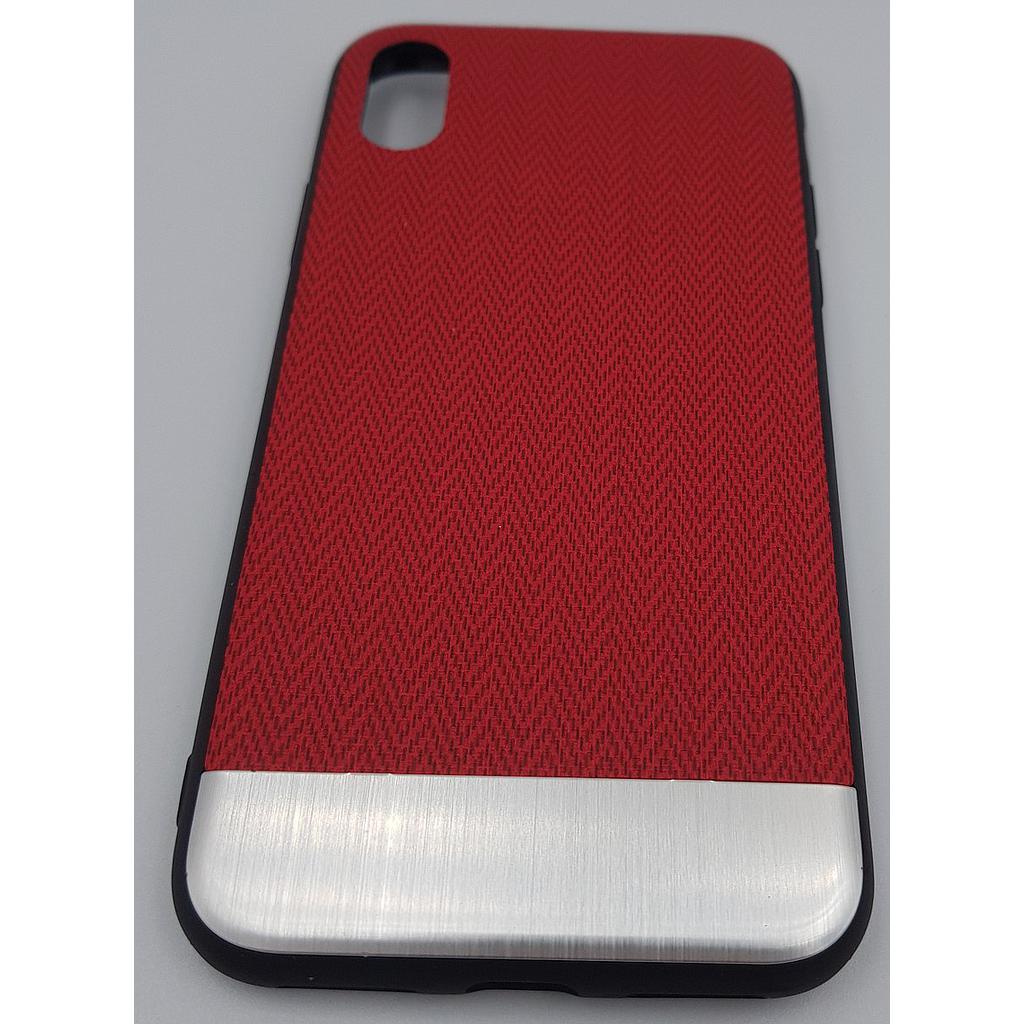 Iphone X10 Redsilver Silicone Back Cover 5 8