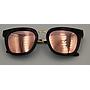 Lux Lenses UK SunGlasses Model WPRP 0912 Pink Gold Black Wayfarer Style Plastic Metal