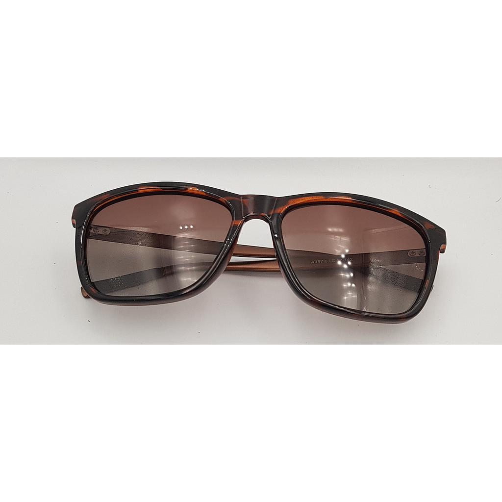 Lux Lenses UK SunGlasses Model WPF A3873 Brown Wayfarer Style Plastic