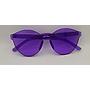 Lux Lenses UK SunGlasses Model 70058 Purple Round Plastic