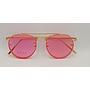 Lux Lenses UK SunGlasses Model 34635 Pink Round Metal