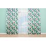OYO Home SL FPR 64A New 240cm Cheese Plant Leaf Curtains 280cm