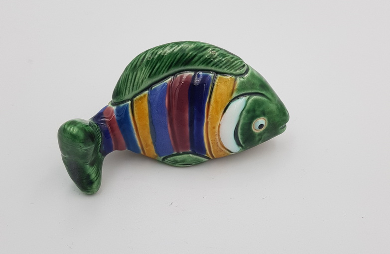 Articiones Fish Handmade Figurine  Ceramic New 4cm 7cm 3.5cm