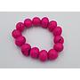 Articiones Handmade Pink Round Bracelet Tagua 2cm 8cm 8cm