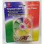 Coolmax Crystal LED Cooling Fan Pc Fan New 80mm