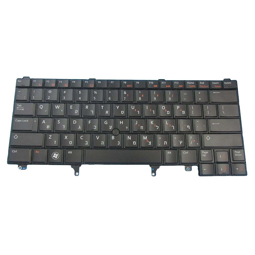 Dell Latitude E6440 US English & Greek Backlit Laptop Keyboard 0P58P1 Black