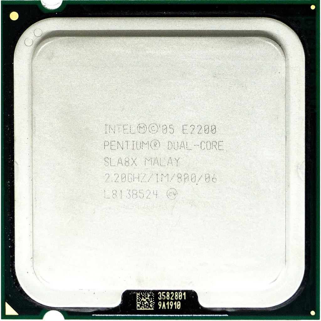 Intel Pentium E2200 SLA8X 2.20GHz 2 Core LGA775 CPU Used