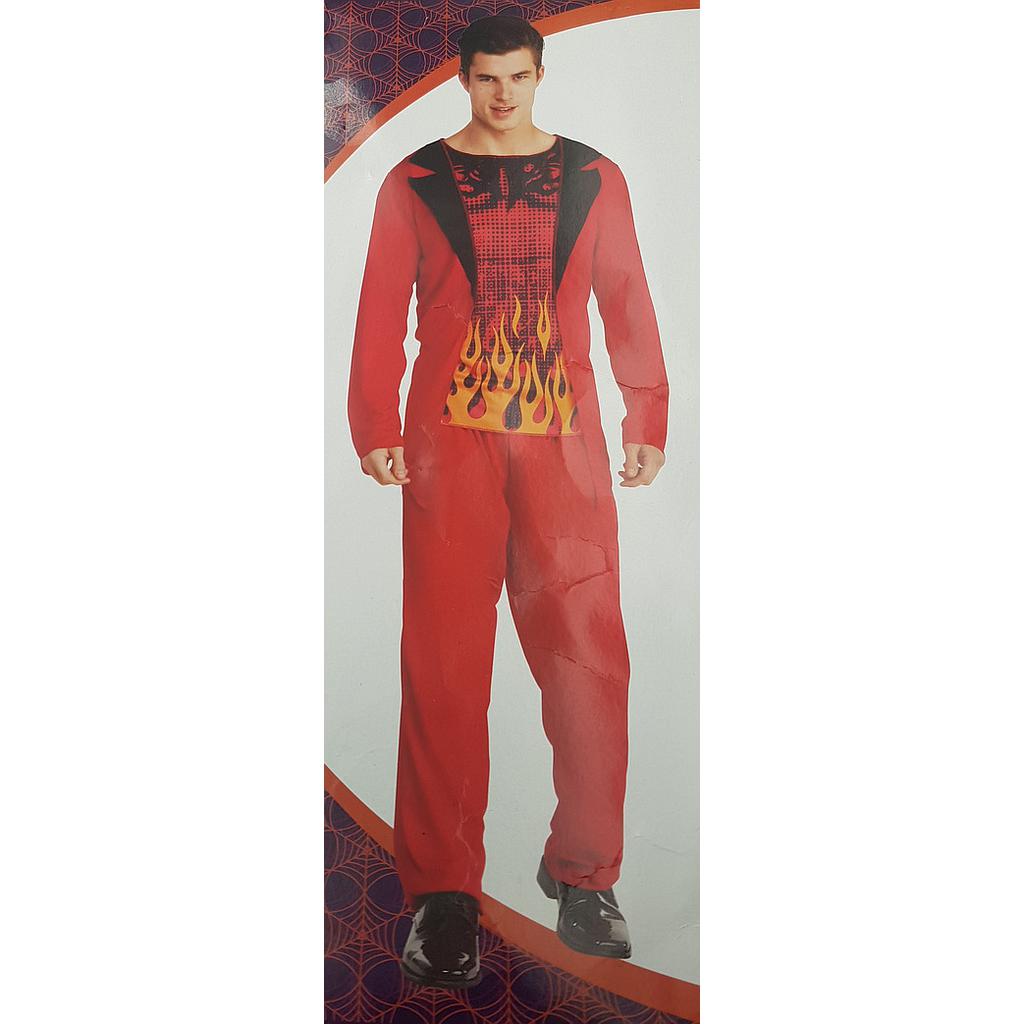 Carnival Costume Devil Top Pants Medium