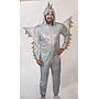 Carnival Costume Glittering Rainbow Dragon ML
