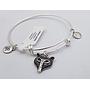 Urban Leaves Foxy pandamask Silver Bangle ULNA002VS Hand Bracelet Brass