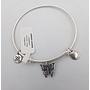Urban Leaves Butterfly Silver Bangle ULNA003VS Hand Bracelet Brass