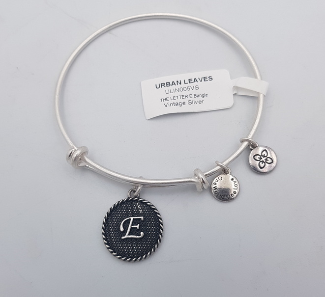 Urban Leaves LETTER E Bangle ULIN005VS Hand Bracelet Brass