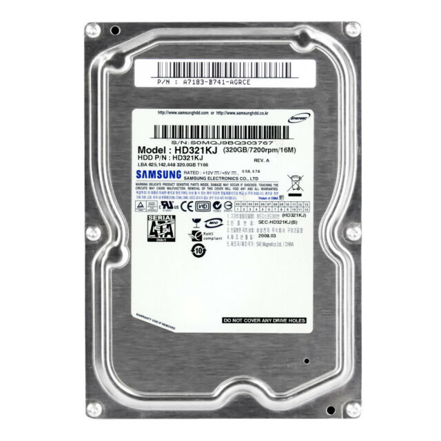 Samsung HD321KJ Hard Disk 320GB HDD 3.5 SATA Used
