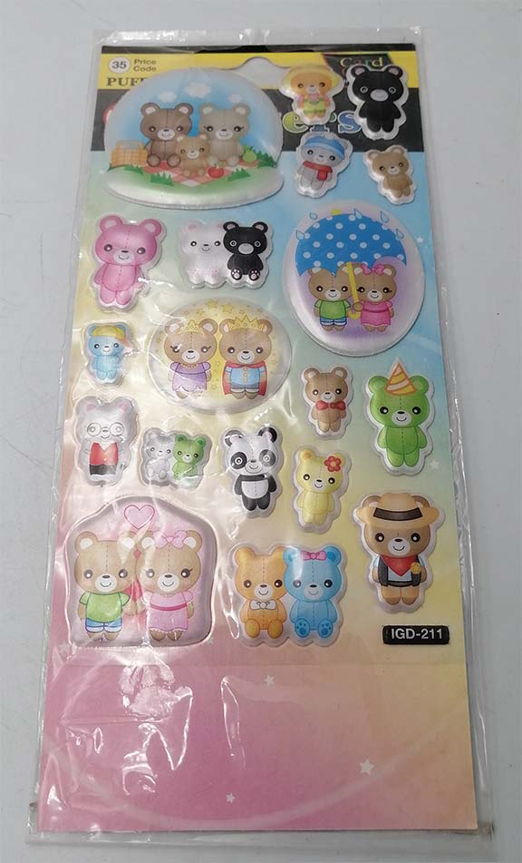 STICKERS FLUID SOFT AND INFLATABLE