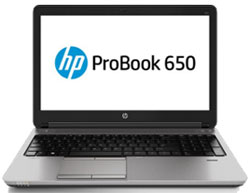 Hp ProBook 650 G1 Laptop Used Intel i5 2.5 Ghz 8GB Memory Win10 Pro 256GB 15.6