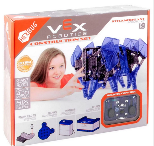 Hexbug Strandbeast VEX Robotics Creature 400 Pc RC Motorized Construction Set