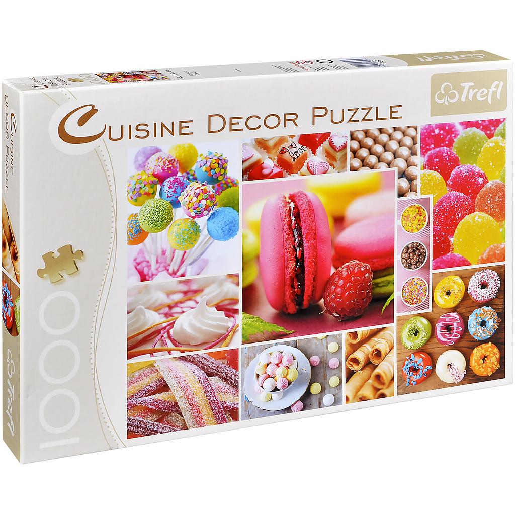 Trefl Cuisine Décor Candies 1000 pieces puzzle 683x48cm