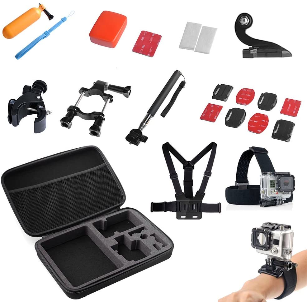 13 in 1 Accessories Set Kit Head Chest Mount for Gopro Hero 2 3 4