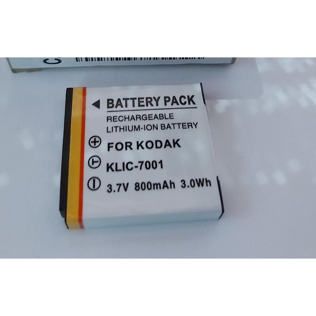 BPS Replacement Klic 7001 Kodak Li Ion Battery 800mAh 3.7V