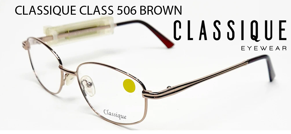 Classique Designer Eyewear Optical Frame Model Bronze Class 506
