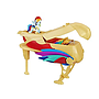 My Little Pony Guardians of Harmony Swashbuckler Pirate Air Ship Rainbow Dash