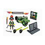 Playmobil Green Cannon With Pirate Captain 6162